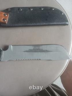 Tops Max Punisher R-191 Knife early Scabbard And Knife M4X