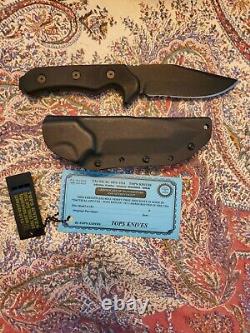 Tops Sky Marshall Hunter's Point Knife & Sheath Tpsky02 Never Used