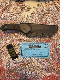 Tops Sky Marshall Hunter's Point Knife & Sheath Tpsky02 Never Used