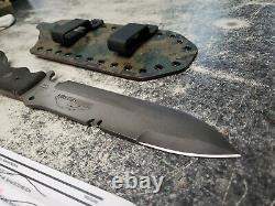 Tops Tahoma Fixed Blade Field Knife & Custom Kydex Sheath 7.75 X-5482 Made USA