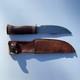 True Vintage 1940s Estwing Camp Knife First Edition Stacked Rockford Sheath USA