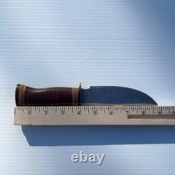 True Vintage 1940s Estwing Camp Knife First Edition Stacked Rockford Sheath USA