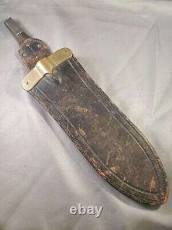 U. S. Cavalry Indian Wars Springfield Armory M1880 Hunting Knife & scabbard