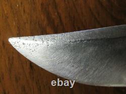 UNION CUTLERY CO. OLEAN, N. Y. KA-BAR Type 676 Bone Handled Knife with Sheath