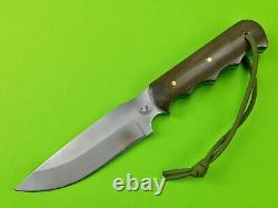 US Alaskan Bush Camp Hunting Knife Custom Micarta Handle with Sheath