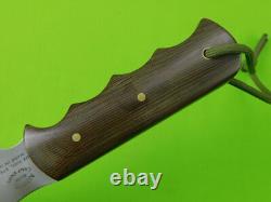 US Alaskan Bush Camp Hunting Knife Custom Micarta Handle with Sheath