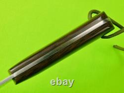 US Alaskan Bush Camp Hunting Knife Custom Micarta Handle with Sheath