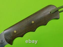 US Alaskan Bush Camp Hunting Knife Custom Micarta Handle with Sheath