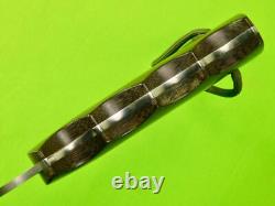 US Alaskan Bush Camp Hunting Knife Custom Micarta Handle with Sheath