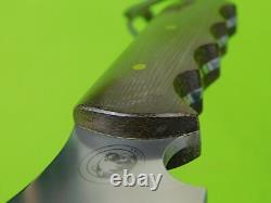 US Alaskan Bush Camp Hunting Knife Custom Micarta Handle with Sheath