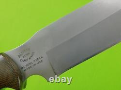 US Alaskan Bush Camp Hunting Knife Custom Micarta Handle with Sheath
