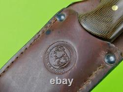 US Alaskan Bush Camp Hunting Knife Custom Micarta Handle with Sheath