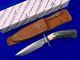 US BlackJack Stag Handle Hunting Knife with Sheath Box