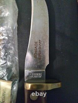USA Made Schrade Vintage Old Timer Super Sharp Knife 160ot Fixed Blade