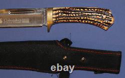 USA Saber Columbia Bowie Hunting knife with sheath