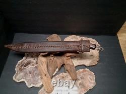 Underhill Forge JWS Mountain Man Custom Bowie Knife hardened file with Sheath 18