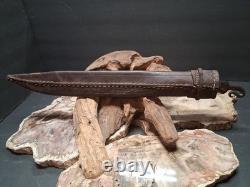 Underhill Forge JWS Mountain Man Custom Bowie Knife hardened file with Sheath 18