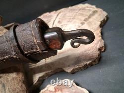 Underhill Forge JWS Mountain Man Custom Bowie Knife hardened file with Sheath 18