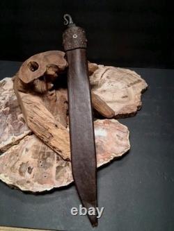 Underhill Forge JWS Mountain Man Custom Bowie Knife hardened file with Sheath 18