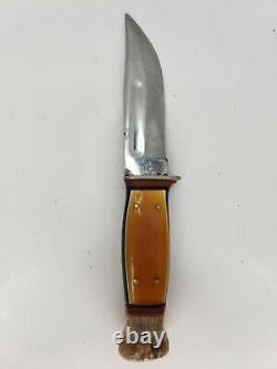 Union Cutlery Co. Olean N. Y KA-BAR Knife No Sheath Hunting Skinning Vintage VTG