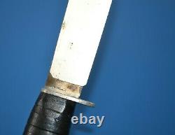 Unusual Camillus USN Utility Military Fighting Knife Navy U. S. Dagger Bowie