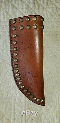 Used/New Leather Western Holster, Gunbelt, Knife Sheath Antique Brown $250