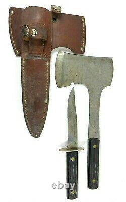 Utica Sportsman USA Hatchet & Fixed Blade Knife & Sheath 5165-LLX