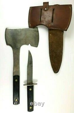 Utica Sportsman USA Hatchet & Fixed Blade Knife & Sheath 5165-LLX