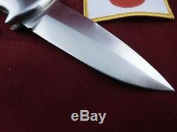 V/RARE! Vintage Original Al Mar 3003 Sere Folding Knife Seki Japan withSheath