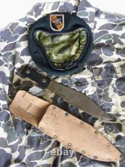 VIETNAM WAR, TRU-BAL BOWIE-AXE TRUE-BALANCE FIGHTING & THROWING KNIFE 1960's