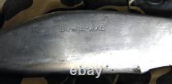 VIETNAM WAR, TRU-BAL BOWIE-AXE TRUE-BALANCE FIGHTING & THROWING KNIFE 1960's