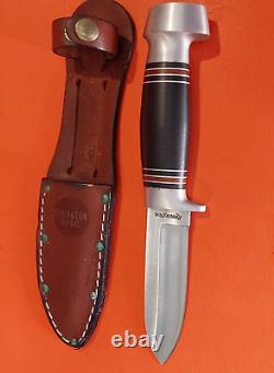 VINTAGE 1970'S Remington UMC RH-31 Fixed Blade Hunting Knife with Sheath
