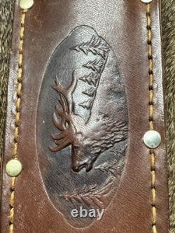 VINTAGE BOWIE STYLE SAWBACK SOLINGEN HUNTING KNIFE (great Condition) 60's 70's