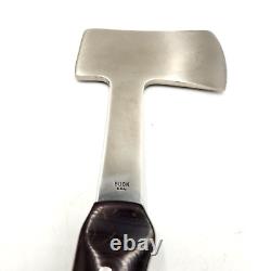 VINTAGE BUCK 106 Hatchet Axe with Rosewood handle Leather sheath Nice! See PIcs