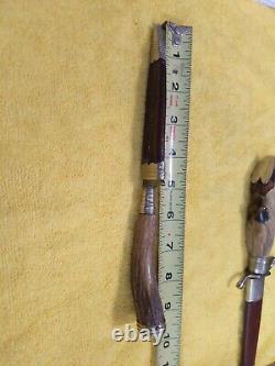 VINTAGE EDGE SOLINGEN STAG HUNTING KNIFE with SHEATH GERMANY SHARP