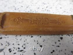VINTAGE FINLAND PUUKKO ENGRAVED BLADE HUNTING KNIFE With MATCHING SHEATH CLEAN
