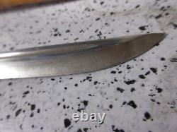 VINTAGE FINLAND PUUKKO ENGRAVED BLADE HUNTING KNIFE With MATCHING SHEATH CLEAN