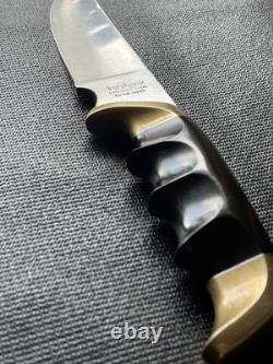 VINTAGE-Kershaw Model 1035, Moose Hunter Knife withLeather Sheath- COLLECTIBLE