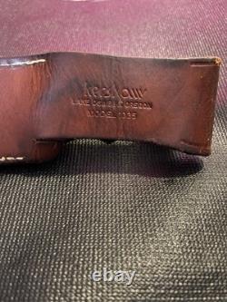 VINTAGE-Kershaw Model 1035, Moose Hunter Knife withLeather Sheath- COLLECTIBLE