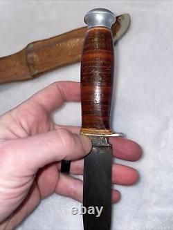 VINTAGE OLD FINLAND FINNISH MORA HUNTING KNIFE With SHEATH