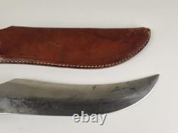 VINTAGE OLSEN KNIFE CO. GERMANY BUFFALO SKINNER 8 FIXED BLADE KNIFE With SHEATH
