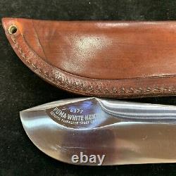 VINTAGE PUMA 6377 WHITE HUNTER KNIFE WithSHEATH