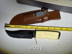 VINTAGE SCHRADE OLD TIMER TEXAS PRO HUNTER LONGHORN 171LH KNIFE With SCABBARD