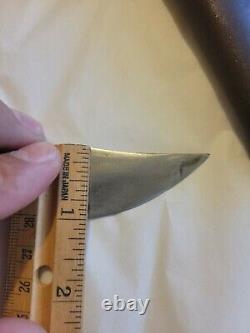 VINTAGE SCHRADE U. S. A. HUNTING KNIFE 497 MODEL 49ers. SKINNER WITH SHEATH C2