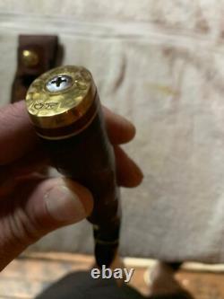 VINTAGE SHRADE 497 FIXED BLADE KNIFEwith original 49er SCHRADE SHEATH-POWNED