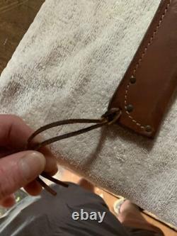 VINTAGE SHRADE 497 FIXED BLADE KNIFEwith original 49er SCHRADE SHEATH-POWNED