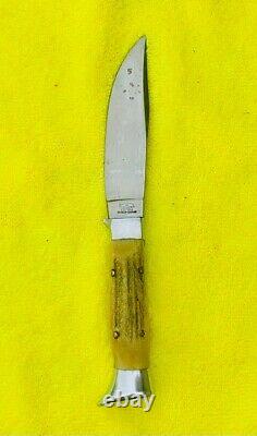 VINTAGE W. CLAUBERG SOLINGEN GERMANY 5800 BLADE KNIFE WITH SHEATH Est. 1930's