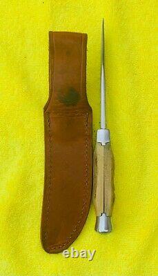 VINTAGE W. CLAUBERG SOLINGEN GERMANY 5800 BLADE KNIFE WITH SHEATH Est. 1930's