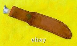 VINTAGE W. CLAUBERG SOLINGEN GERMANY 5800 BLADE KNIFE WITH SHEATH Est. 1930's