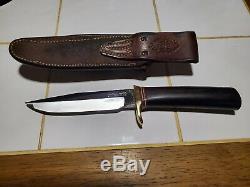 VNTG RANDALL MADE KNIVES MODEL 5/5 CAMP KNIFE 1960's WithSHEATH EXC COND SEE DESC